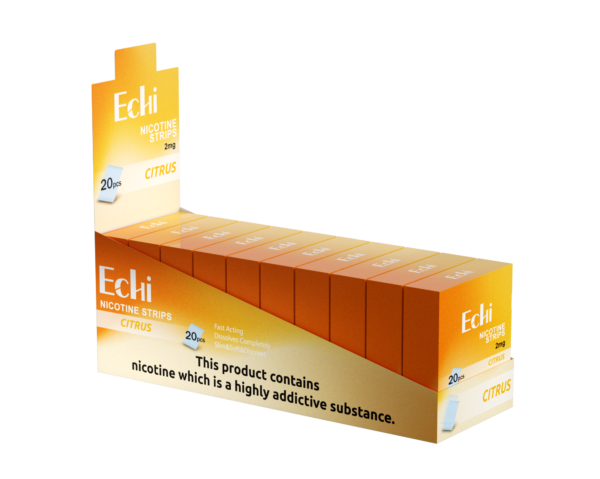 Echi citrus Nicotine Strips 2mg