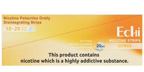 Echi citrus Nicotine Strips 2mg