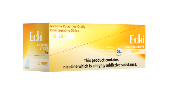 Echi citrus Nicotine Strips 2mg